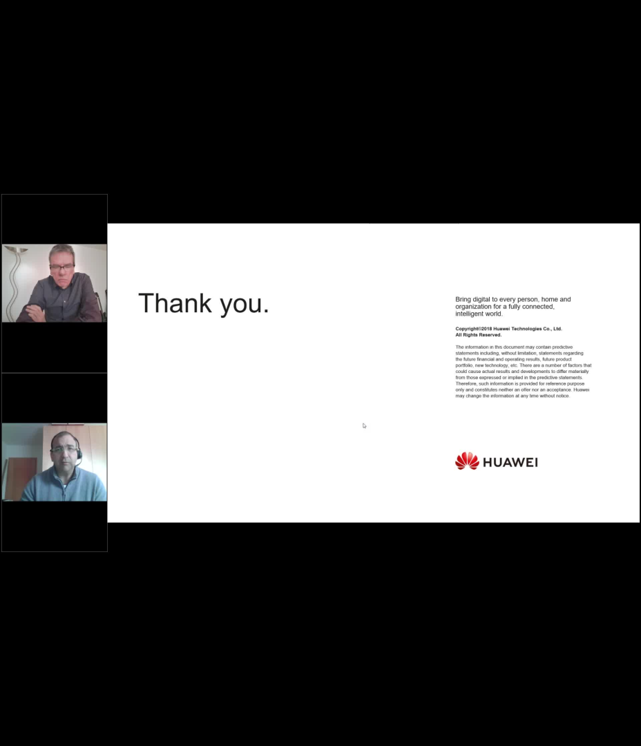 Web-Seminar Huawei 21.10.2020