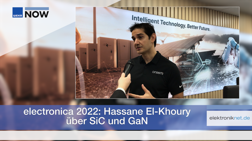 electronica 2022: Hassane El-Khoury über SiC und GaN