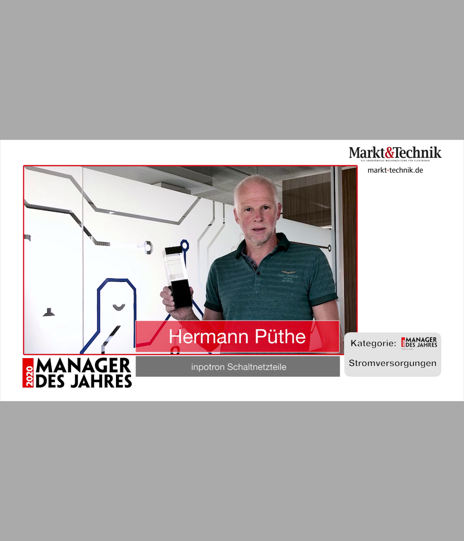 »Manager des Jahres 2020«: Hermann Püthe