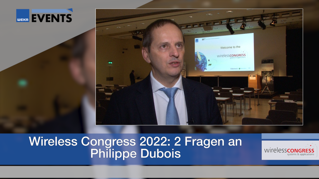 Wireless Congress 2022: 2 Fragen an Philippe Dubois