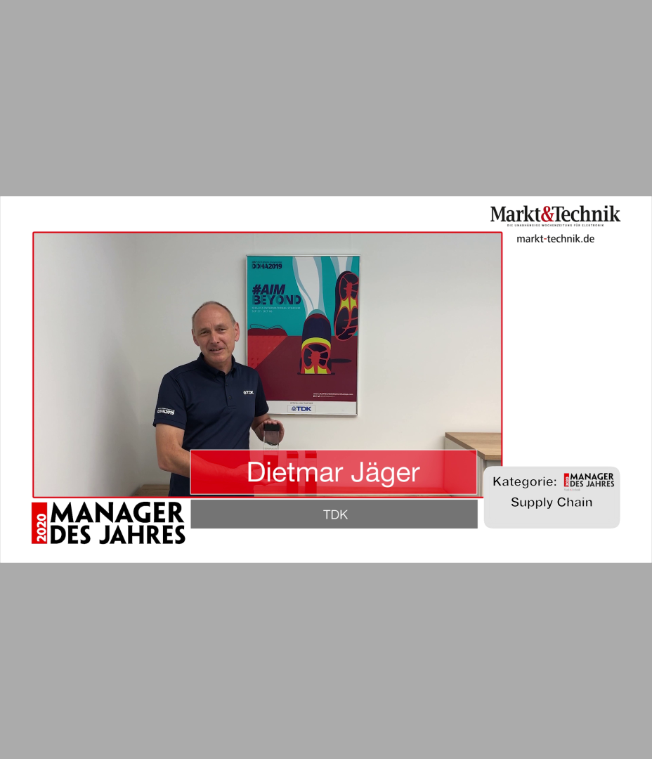 »Manager des Jahres 2020«: Dietmar Jäger