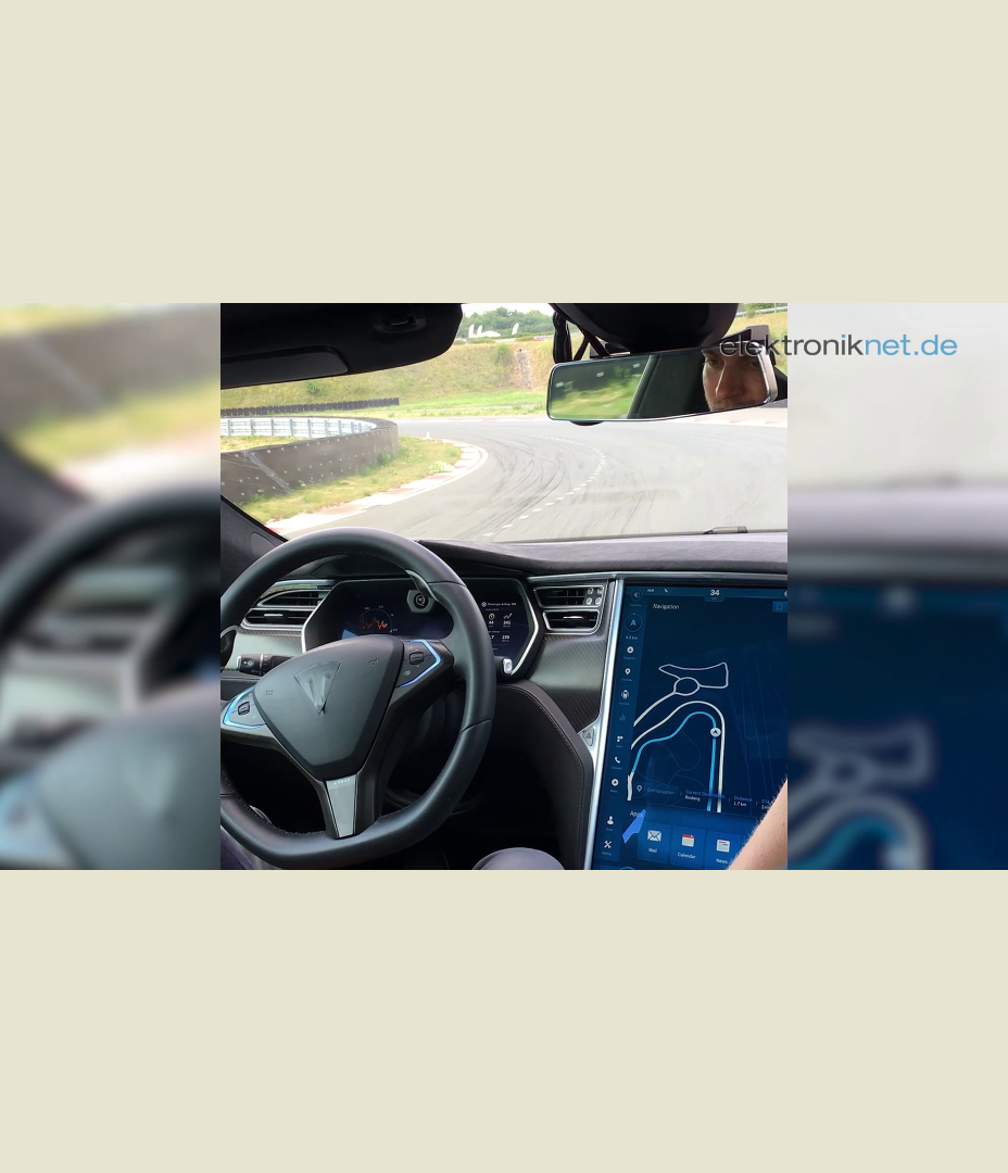 Autonome Testfahrt auf der Bosch Mobility Experience