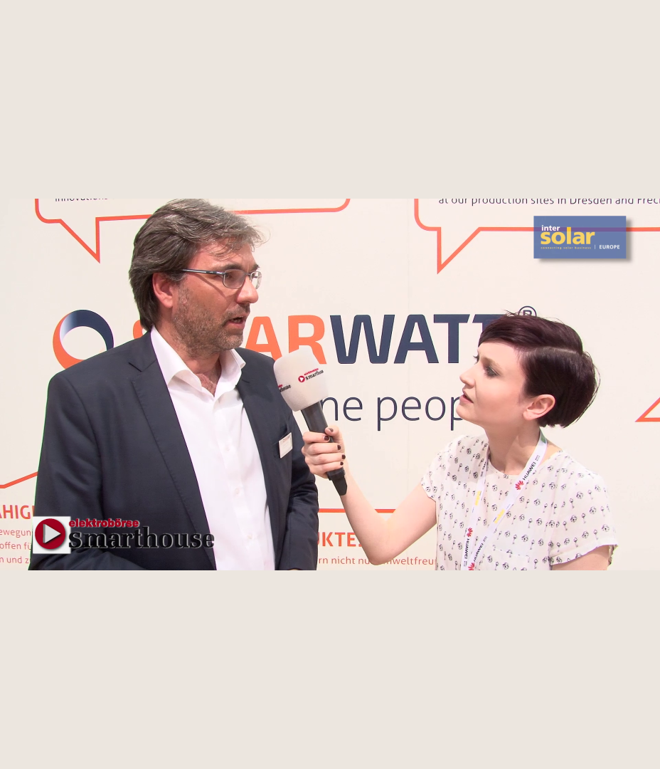 Intersolar 2017: Interview mit Solarwatt - Ein Speichersystem für jeden Anwendungsfall