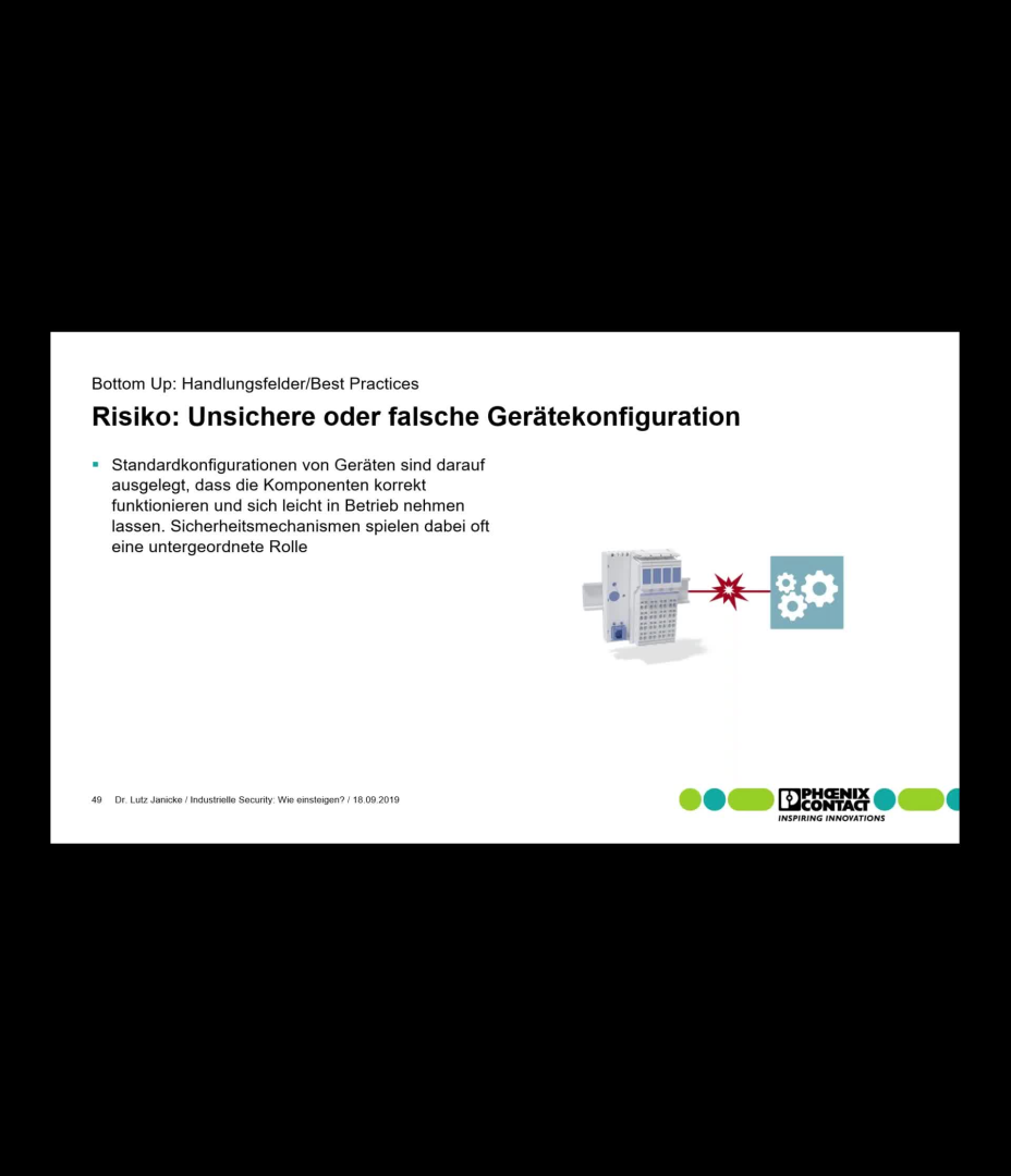 Industrielle Security: Wie einsteigen?