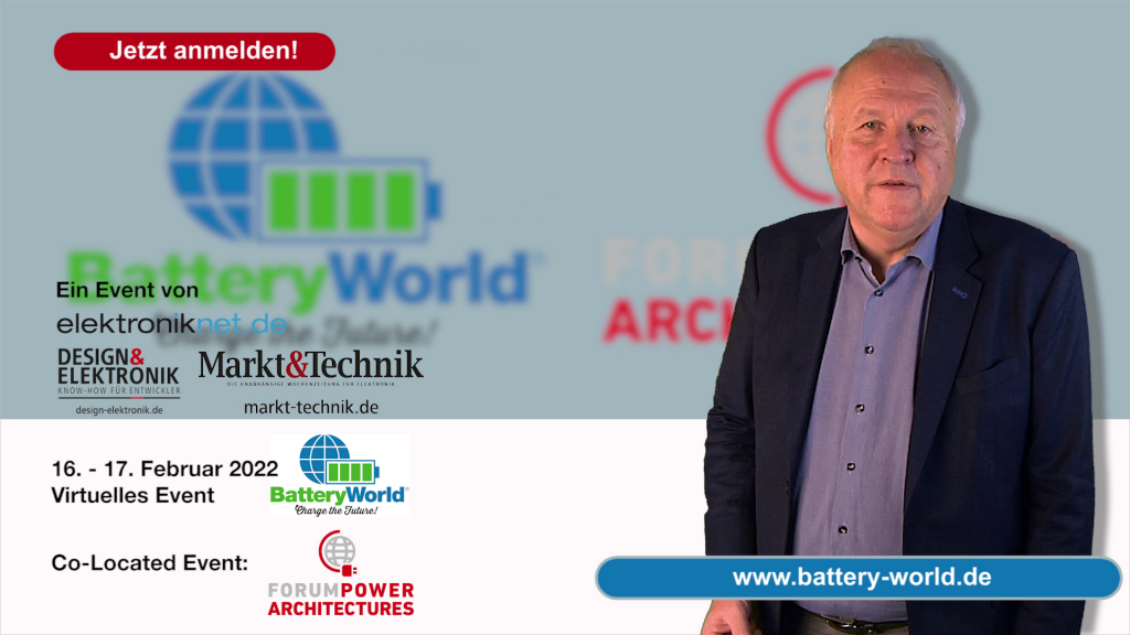 BatteryWorld und Forum Power Architectures – Programme online