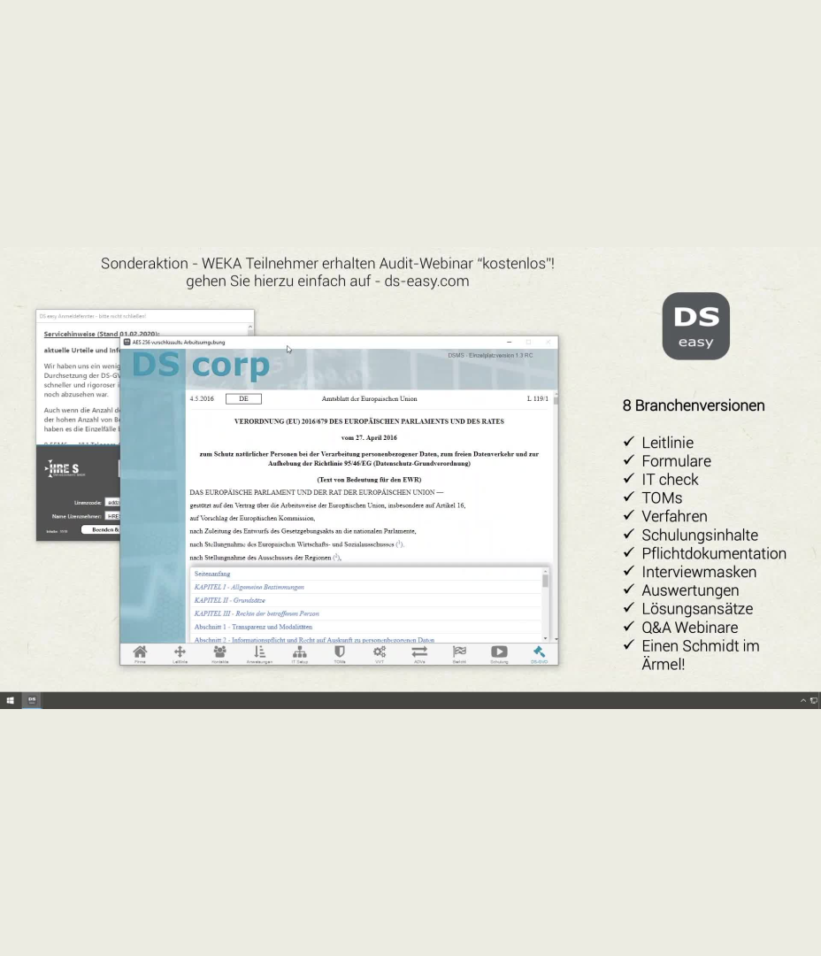 Datenschutz (DSGVO) verstehen! Ton