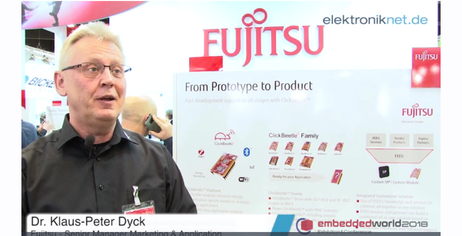 Fujitsu Electronic: Referenzboard ClickBeetle