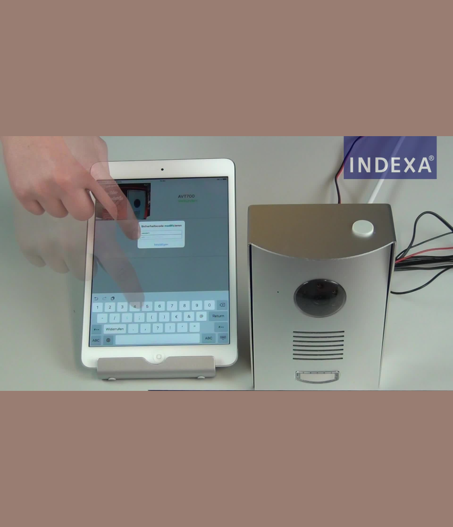 INDEXA: App-Video-Türsprechstelle AVT700 (iOS)