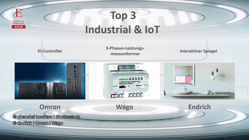 Die »Produkte des Jahres 2020« in der Rubrik »Industrial & IoT«