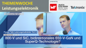 800-V und SiC, bidirektionales 650-V-GaN und SuperQ-Technologie?