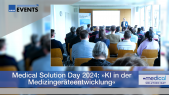 Medical Solution Day 2024: »KI in der Medizingeräteentwicklung«