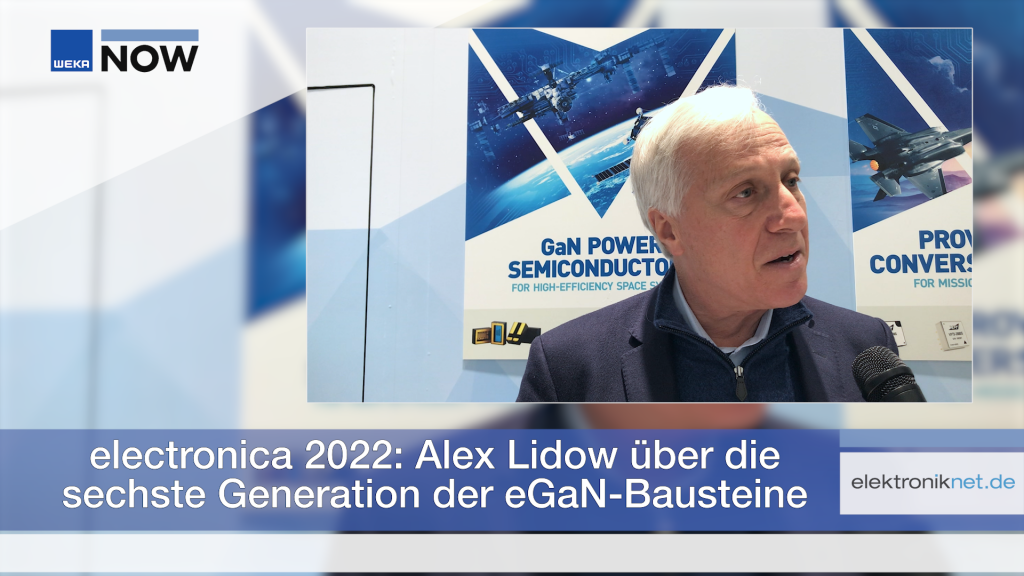 electronica 2022: Alex Lidow über die sechste Generation der eGaN-Bausteine