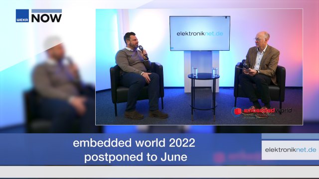 Editor-in-chief Joachim Kroll asks Benedikt Weyerer, Executive Director, embedded world and Prof. Dr.-Ing. Axel Sikora questions about the postponement of embedded world 2022.