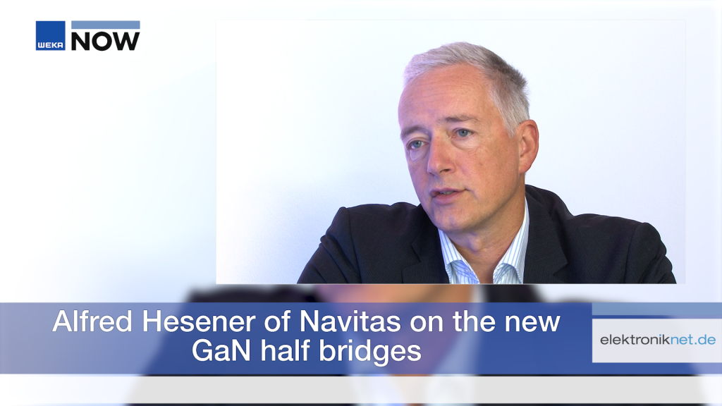 Alfred Hesener of Navitas on the new GaN half bridges