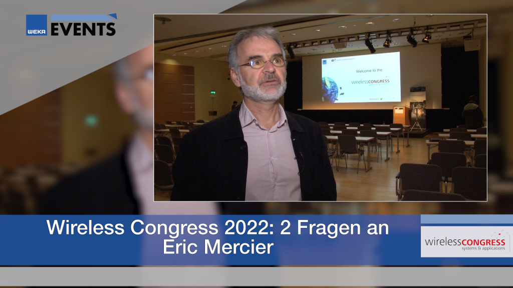 Wireless Congress 2022: 2 Fragen an Eric Mercier
