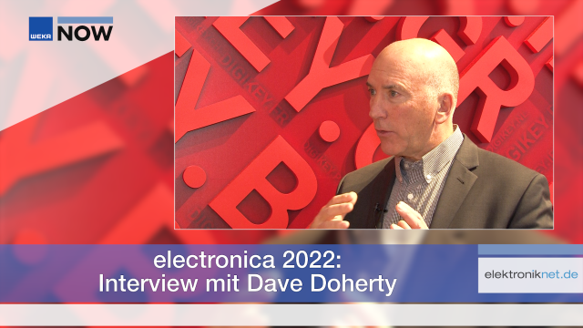 Auf der electronica 2022 traf Karin Zühlke, Leitende Redakteurin elektroniknet, Dave Doherty, CEO von Digi-Key Electronics, zum Interview.