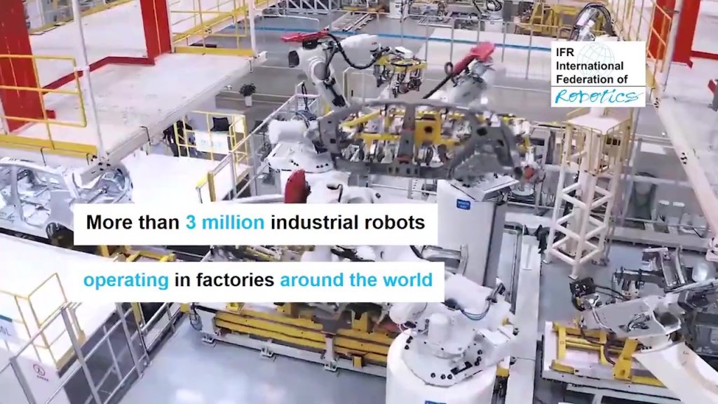 Roboterdichte in Deutschland auf Rekordhoch