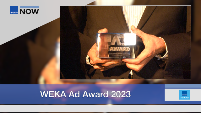 „Ohne Werbung Geschäfte machen ist so, als winke man einem Mädchen im Dunkeln zu.“ Mit diesem Zitat von Steuart Henderson Britt, einem US-amerikanischen Marketingspezialisten, eröffnete Axel Mattis, Director Digital Marketing bei WEKA BUSINESS COMMUNICATION, die Preisverleihung der WEKA Ad Awards 2023. Bereits zum 4. Mal kürten die WEKA Fachmedien die besten Anzeigenkampagnen Online &amp; Print aus den Bereichen Elektronik, Automotive, Automation und ITK. Die Siegermotive, Impressionen und Stimmen der Gewinner von der gelungenen Preisverleihung in der Münchener „Kongressbar“ sehen Sie im Video.