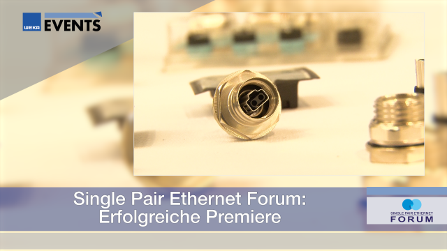 Beim ersten Single Pair Ethernet Forum der Markt&amp;Technik und LANline trafen sich am 12. Oktober 2022 in München rund 80 Expertinnen und Experten, um den Stand der Technik, aktuelle Entwicklungen und die Marktchancen des neuen Verbindungskonzepts zu diskutieren.