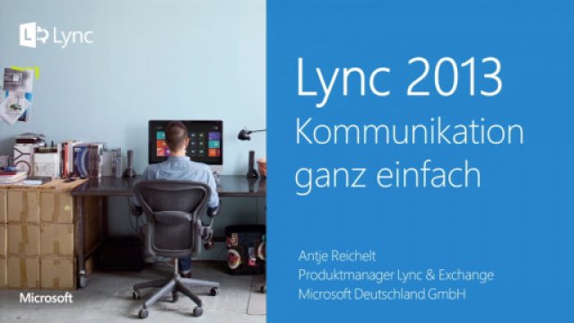 funkschau handel forum Unified-Communications: Antje Reichelt, Produktmanager Lync &amp; Exchange bei Microsoft, zum Thema Lync und den Microsoft-Partnern.