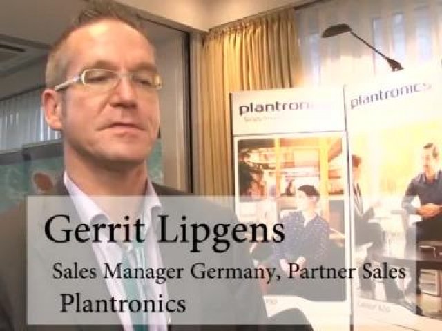 Claudia Rayling (funkschau) im Interview mit Gerrit Lipgens, Sales Manager Germany, Partner Sales bei Plantronics.