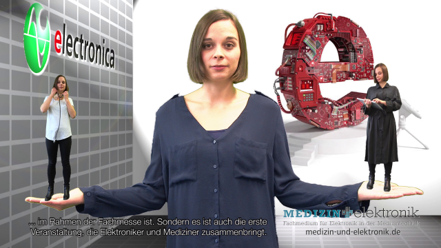 Erstmals diskutieren auf der Electronica Medical Electronics Conference am 15. November 2018 in München Mediziner und Elektroniker gemeinsam über die ­Medizin der Zukunft. Mehr Infos: www.electronica.de/eMEC