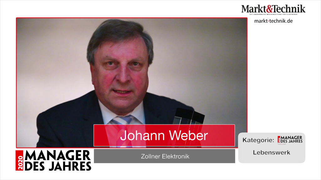 »Manager des Jahres 2020«: Johann Weber