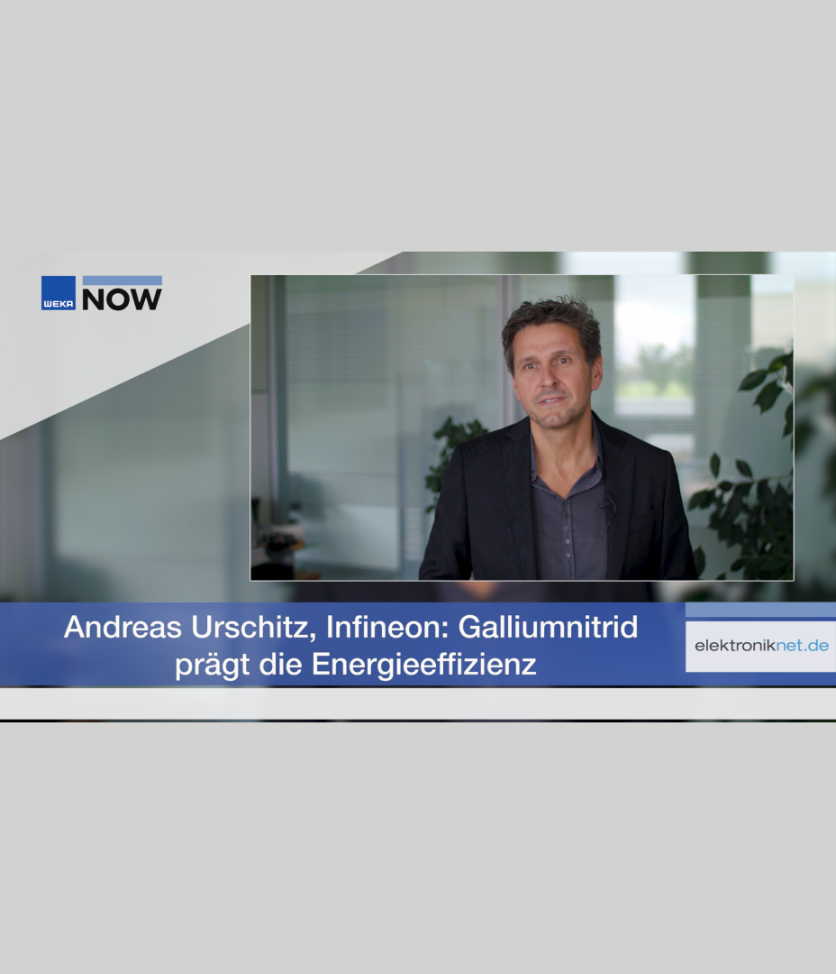Andreas Urschitz, Infineon: Galliumnitrid prägt die Energieeffizienz