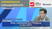 Zölle, Lieferkette und Fertigung in den USA?