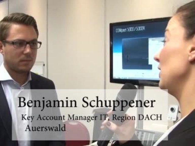 Claudia Rayling (funkschau) im Interview mit Benjamin Schuppener, Key Account Manager IT, Region DACH bei Auerswald.